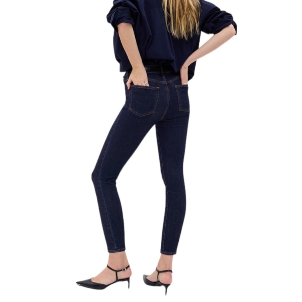 Gap true Skinny Jeans rinsed dark wash casual - Picture 7 of 8